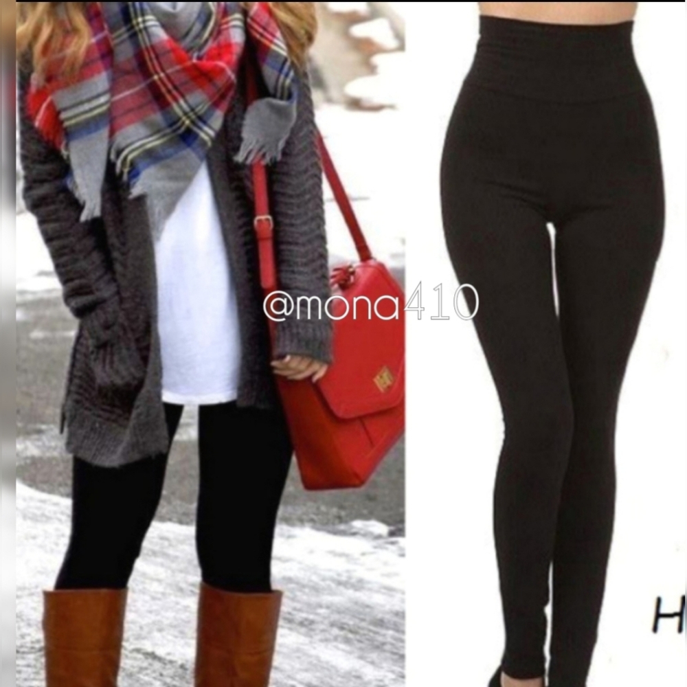 Tummy Control Leggings in Black